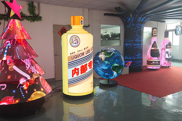 Bottled liquor LED display screen