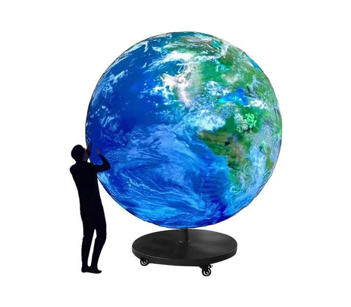 Outdoor hemispherical spherical LED screen