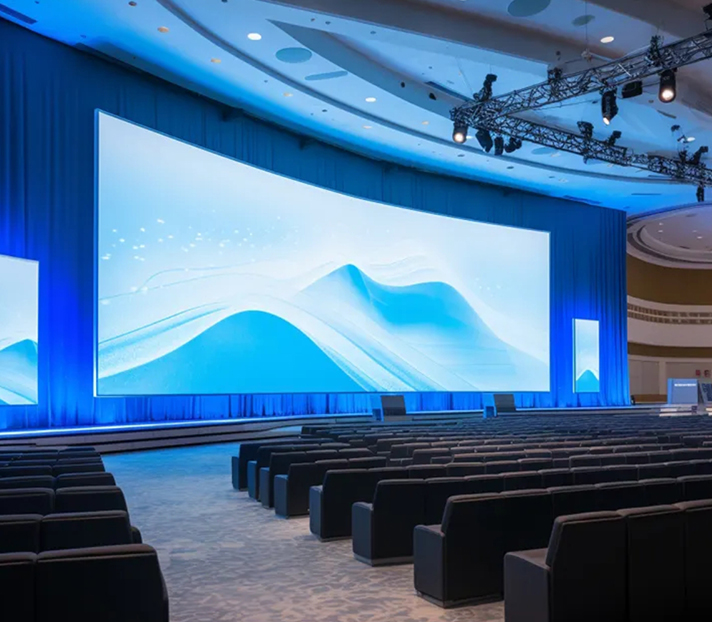 P1.5 실내 지도된 영상 벽