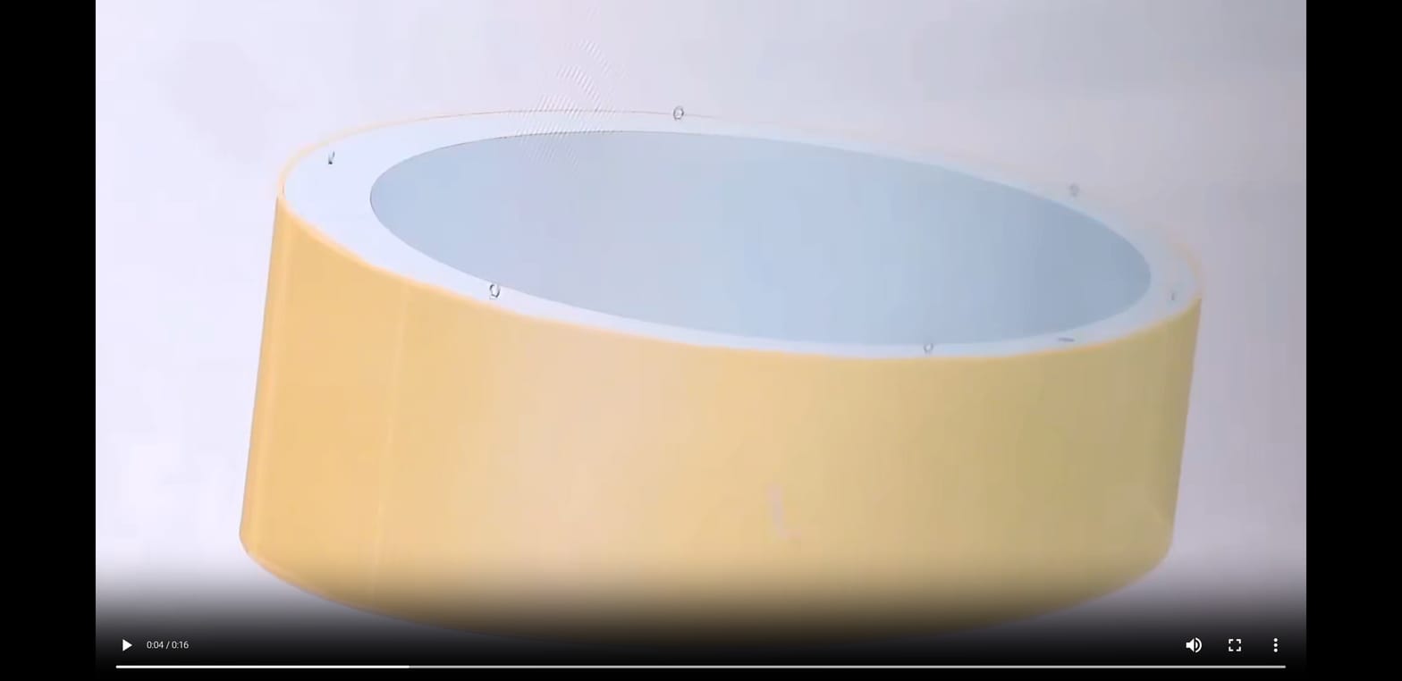 Custom-shaped LED module frame in TOOSEN factory